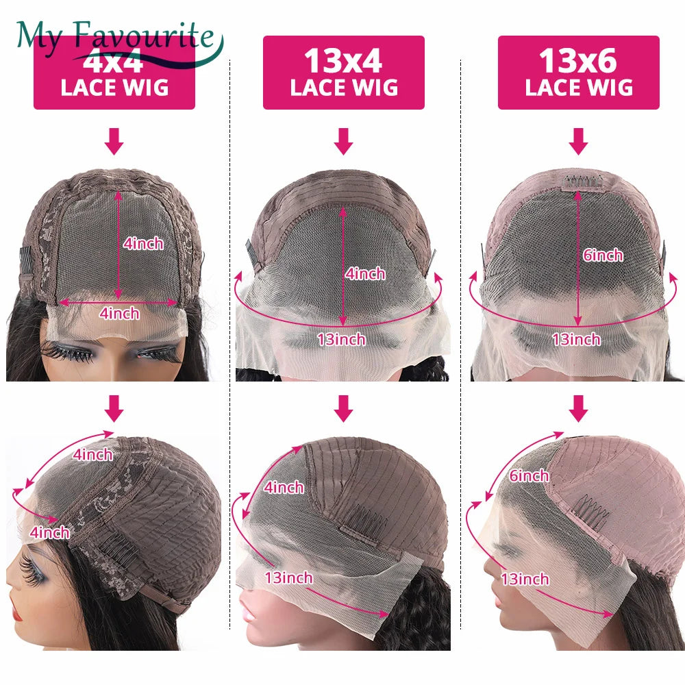 13X6 HD Lace Frontal Wig Human Hair Straight 4x4 Lace Closure Wigs 11A Brazilian Virgin Human Hair Wigs For Women 180 Density