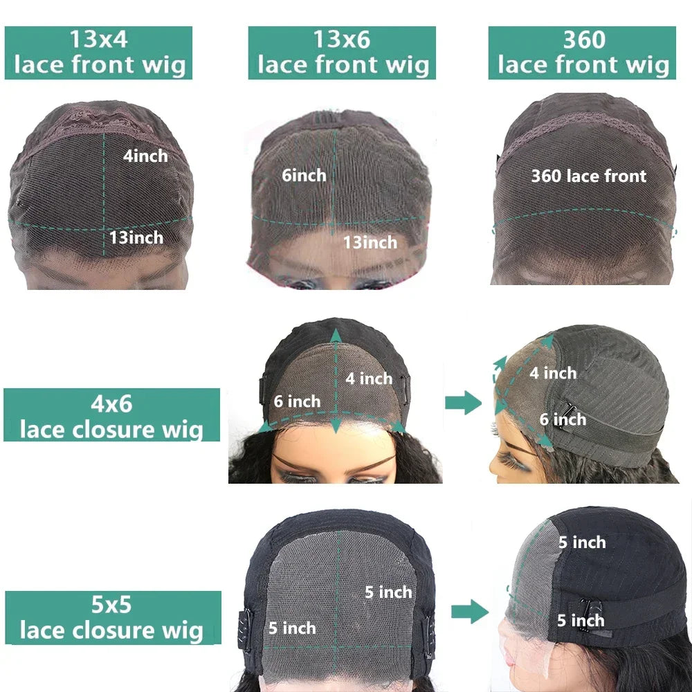 360 Lace Frontal Wig Brazilian Bone Straight 13x4 Transparent Lace Front Human Hair Wigs For Black Women Pre Plucked Bling
