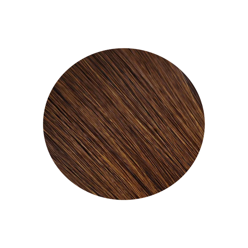 Clip in Hair Extensions Brown Hair Real Human Hair Double Weft 8pcs Hair Extensions Clip ins Straight Human Hair For Woman #4