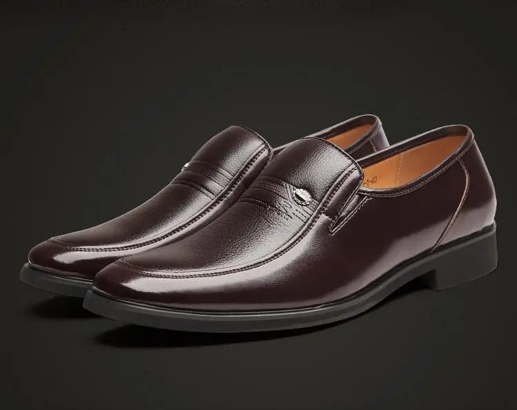 XIHAHA Men Shoes New Fashion Comfy Slip-on Boat Shoe  Spring Loafers Footwear High Quality Leather Lined Men Casual Shoes