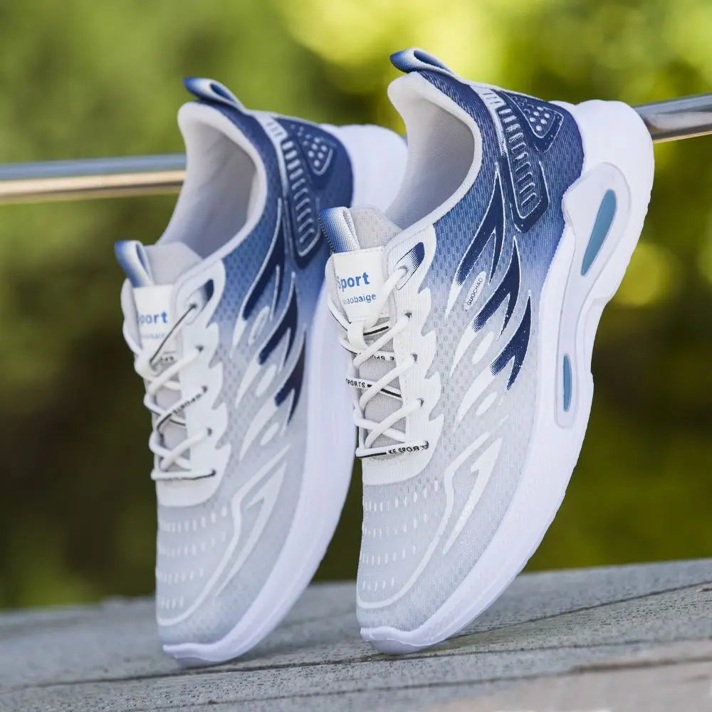 Men's Shoes 2024 New Fashion and Trendy Mesh Sports and Casual Shoes Student Soft Sole Comfortable Running Shoes