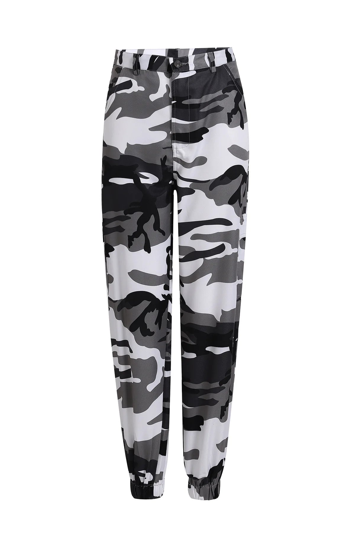 Womens Camo Cargo Trousers Casual Pants Ladies Military Army Combat Camouflage Pant