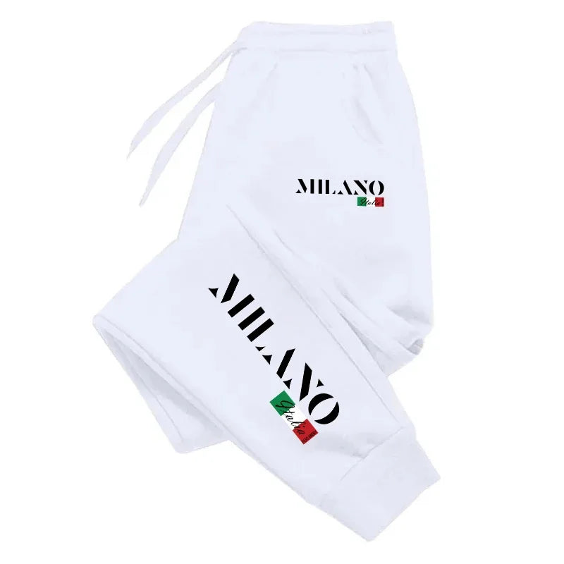 Italy Unique Printing Mens Sweatpants Daily Casual Gym Running Trousers Sports Jogging Sweat Womens Pants Street Hot Sale Pants