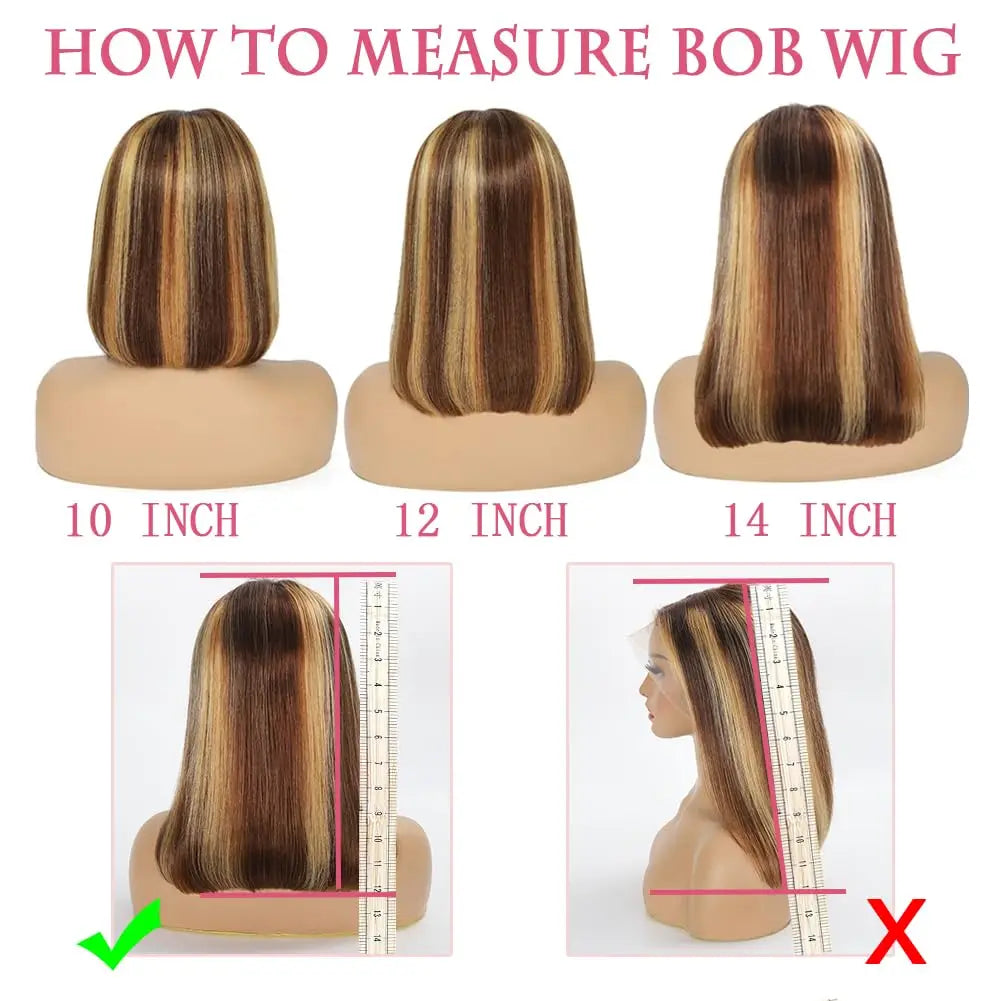 gluelss wear to go  Highlight  wig Hair Straight 13x4 Lace Front Human Hair Wig Ombre Honey Blonde middle part Lace Frontal Wigs