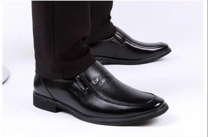 XIHAHA Men Shoes New Fashion Comfy Slip-on Boat Shoe  Spring Loafers Footwear High Quality Leather Lined Men Casual Shoes