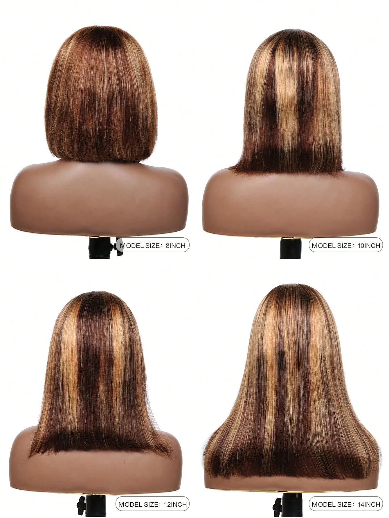 T Part Lace Front Bob Wigs 4/27 Honey Blonde Straight Short Bob Wig Bob Wig Human Hair Bob Lace Front Wigs Human Hair