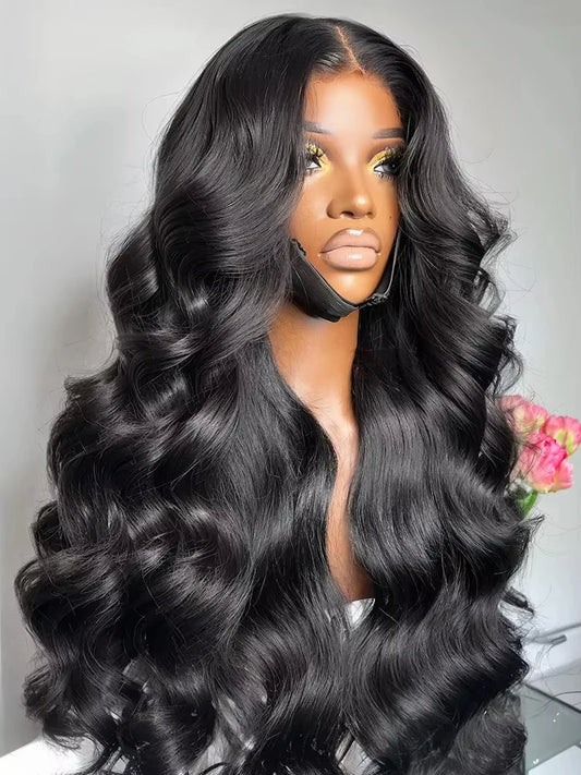 Melodie HD 300% 40 Inche 13x6 Body Wave Lace Front Human Hair Wigs 13x4 Lace Frontal Wig Transparent 5x5 Closure Brazilian Remy