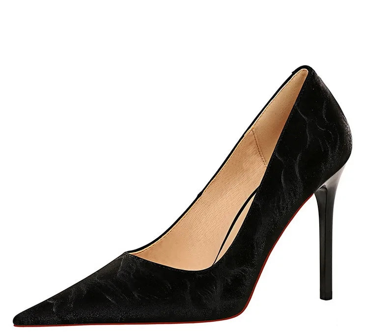 BIGTREE Shoes Retro Women Pumps Pointed Toe Stiletto High Heels Women's Sexy Nightclub Shoes 2025 New Heels Shoes Female Pumps