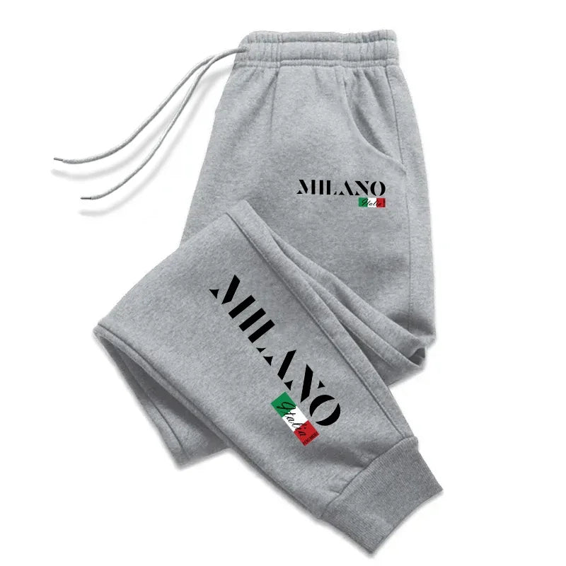 Italy Unique Printing Mens Sweatpants Daily Casual Gym Running Trousers Sports Jogging Sweat Womens Pants Street Hot Sale Pants