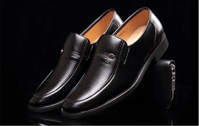 XIHAHA Men Shoes New Fashion Comfy Slip-on Boat Shoe  Spring Loafers Footwear High Quality Leather Lined Men Casual Shoes