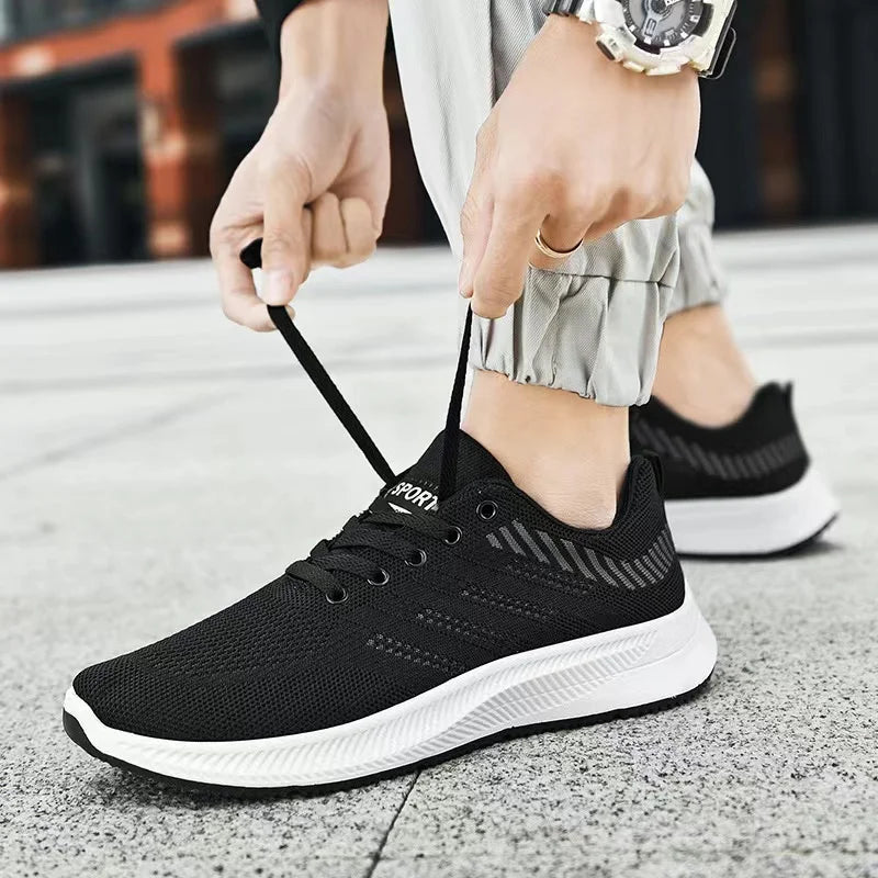 2024 Shoes for Men Casual Slip on Fashion Sneakers Breathable Running Shoes Outdoor Walking Training Tennis Shoes