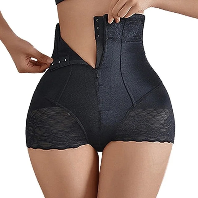 2023 New Tummy Control Panties Women Zipper Body Shaper High Waist Shaper Pants Seamless Shapewear Postpartum Panties