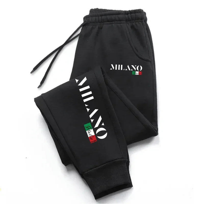 Italy Unique Printing Mens Sweatpants Daily Casual Gym Running Trousers Sports Jogging Sweat Womens Pants Street Hot Sale Pants