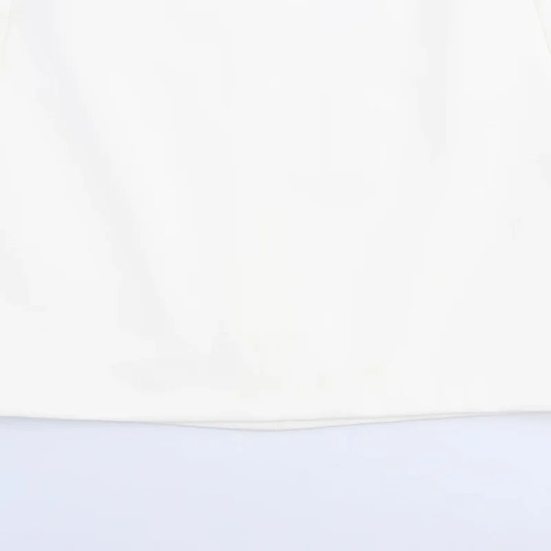 TRAF Women's Dress 2025 Halter White Mini Dress Off Shoulder Elegant Party Dresses Woman Summer Backless Short Dresses 088