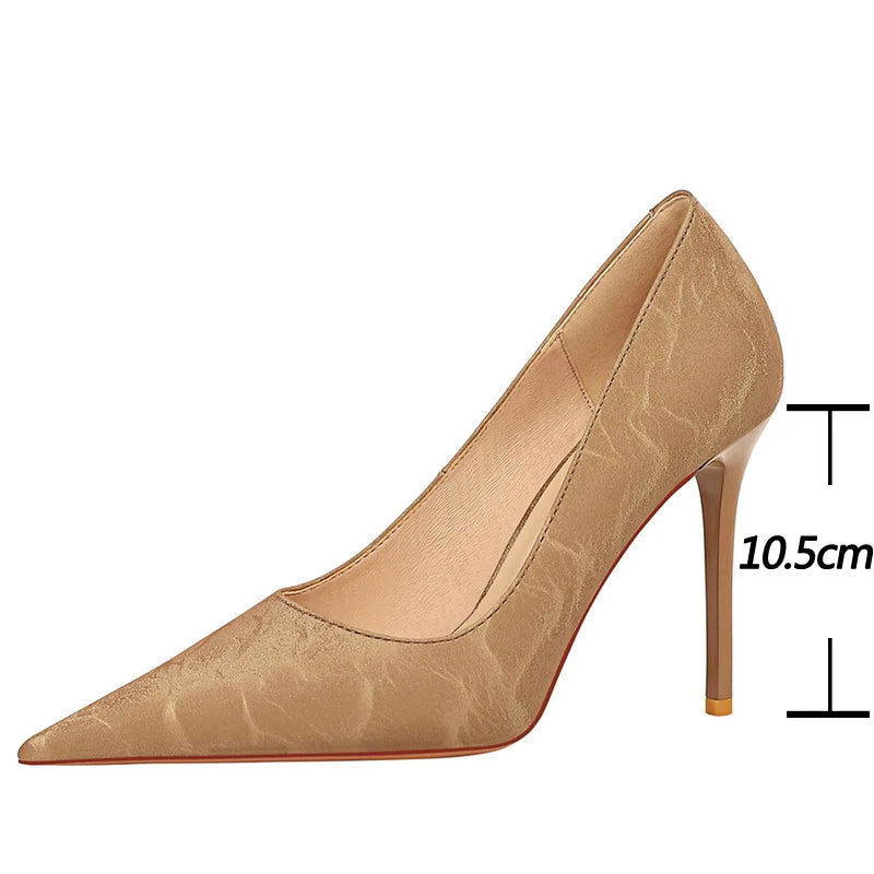 BIGTREE Shoes Retro Women Pumps Pointed Toe Stiletto High Heels Women's Sexy Nightclub Shoes 2025 New Heels Shoes Female Pumps