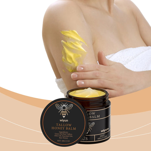 Tallow Honey Cream Glow Hydrating Skin Improve Elasticity Soft Bleaching Improve Dullness Firming Face Body Moisturizer Lotion