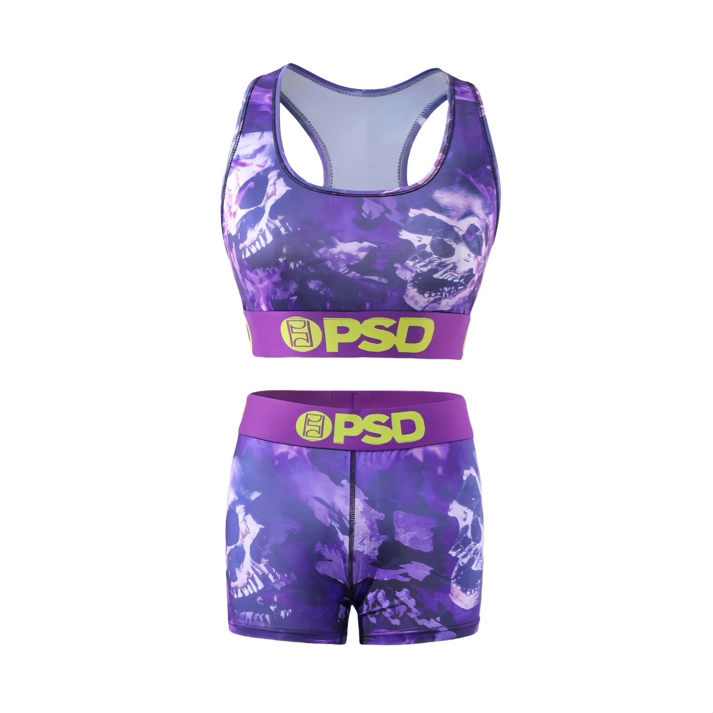 Fashion Sports Lingerie Set Women's Plus Size Bra Sexy Two Piece Tank Top And Boxer Set Comfortable Underwear Suit