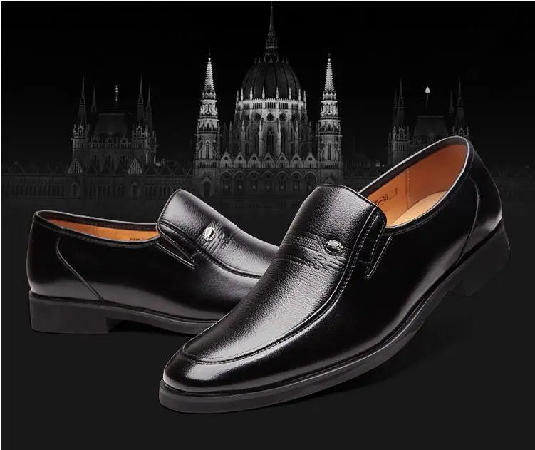 XIHAHA Men Shoes New Fashion Comfy Slip-on Boat Shoe  Spring Loafers Footwear High Quality Leather Lined Men Casual Shoes