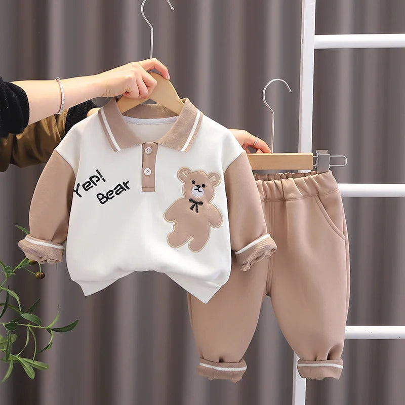 New Autumn Baby Clothes Children Set Boys T-Shirt Pants 2Pcs/Sets Kids Clothing Infant Fashion Casual Costume Toddler Tracksuits