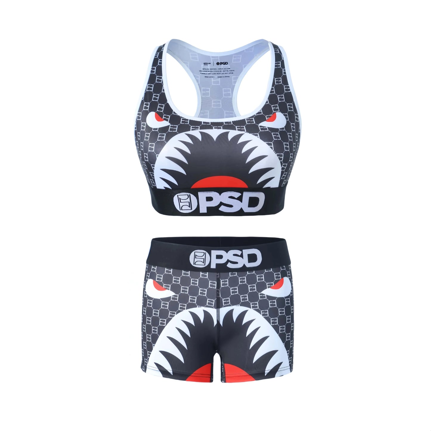 Fashion Sports Lingerie Set Women's Plus Size Bra Sexy Two Piece Tank Top And Boxer Set Comfortable Underwear Suit