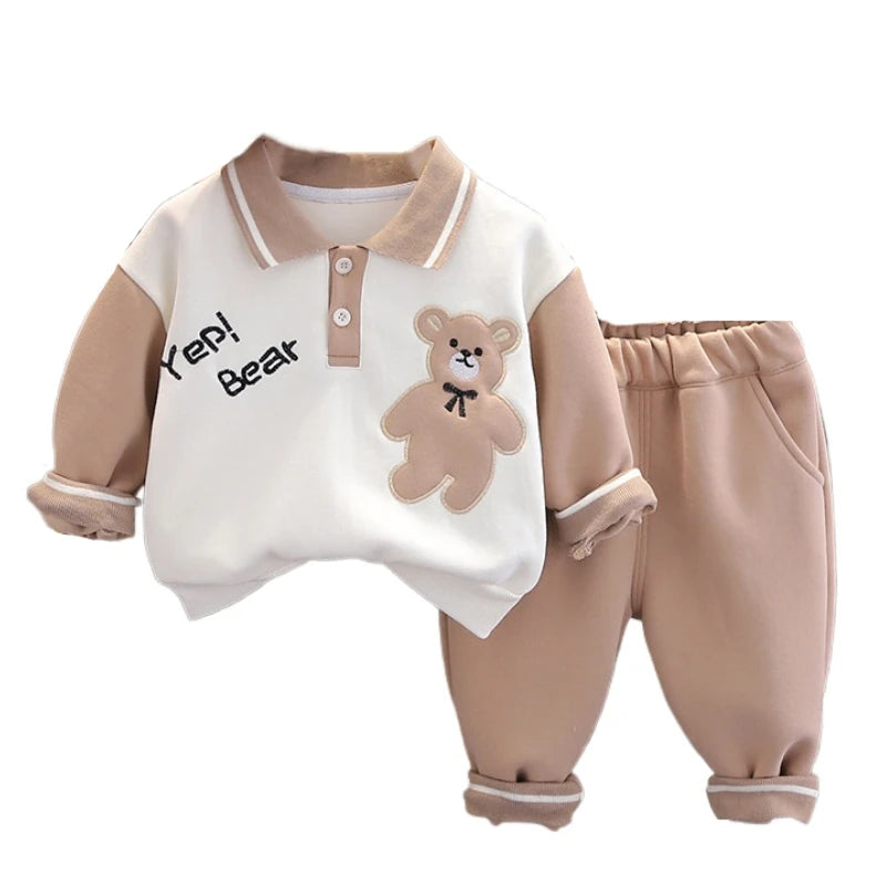 New Autumn Baby Clothes Children Set Boys T-Shirt Pants 2Pcs/Sets Kids Clothing Infant Fashion Casual Costume Toddler Tracksuits