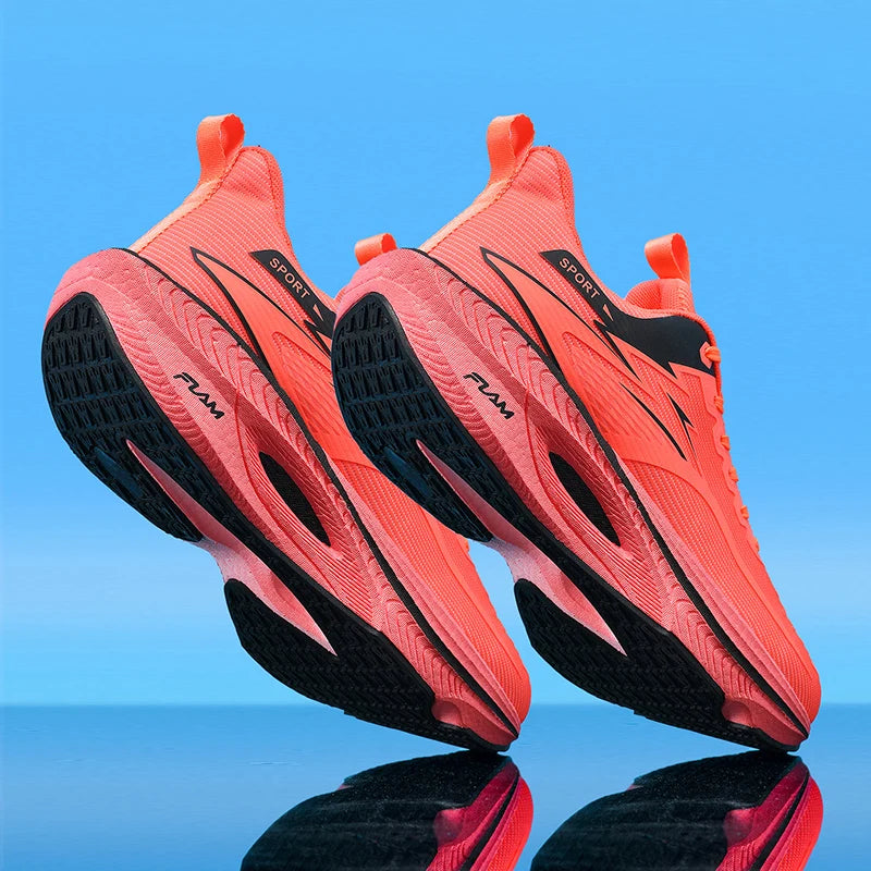 Men's Sneakers British Style Athletic Sneakers for Men Casual Sport Walking Sneaker Women Street Style Platform Shoes Male Pink