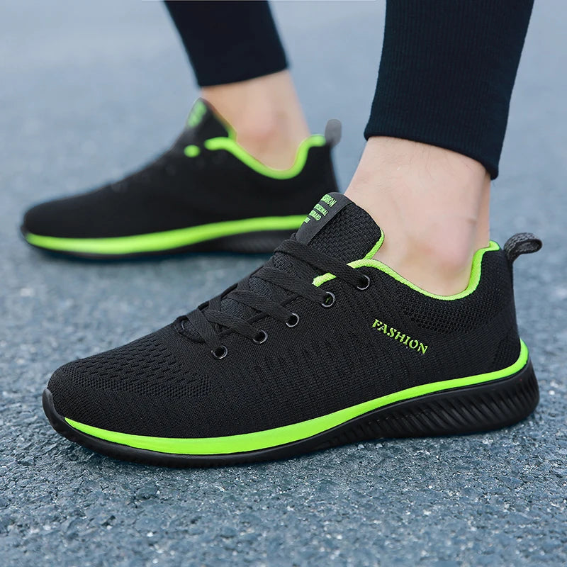 Men Sport Shoes Breathable Lightweight Running Sneakers Walking Casual Breathable Shoes Non-slip Comfortable Men Shoes Fashion