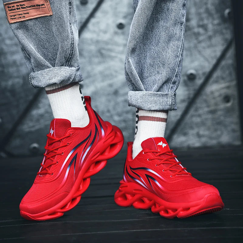 Men Sports Shoes Luxury Casual Sneakers Mesh Running Shoes Summer Lightweight Platform Fashion Basketball Walking Shoes for Men