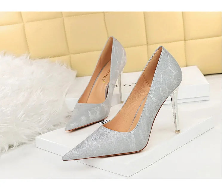 BIGTREE Shoes Retro Women Pumps Pointed Toe Stiletto High Heels Women's Sexy Nightclub Shoes 2025 New Heels Shoes Female Pumps