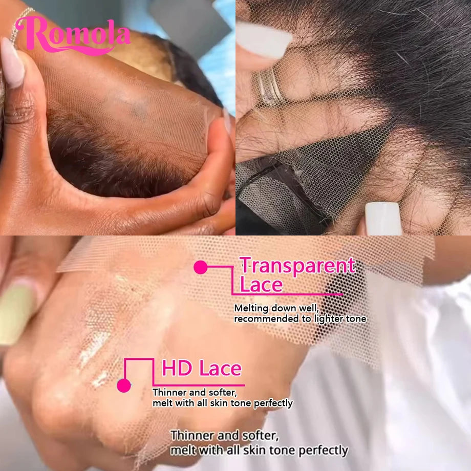 Highlight Wig Human Hair Deep Wave Frontal Wig Hd Lace Wig 13x6 Human Hair 13x4 Water Wave Wigs Curly Lace Front Human Hair Wig