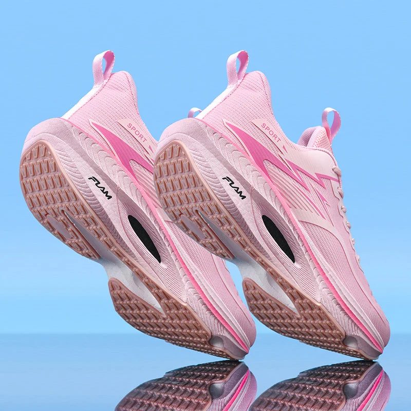 Men's Sneakers British Style Athletic Sneakers for Men Casual Sport Walking Sneaker Women Street Style Platform Shoes Male Pink