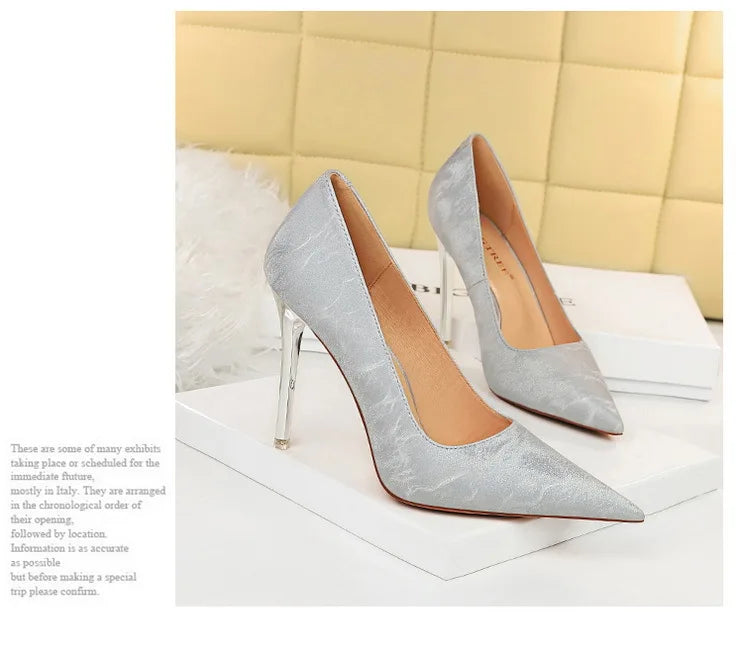 BIGTREE Shoes Retro Women Pumps Pointed Toe Stiletto High Heels Women's Sexy Nightclub Shoes 2025 New Heels Shoes Female Pumps