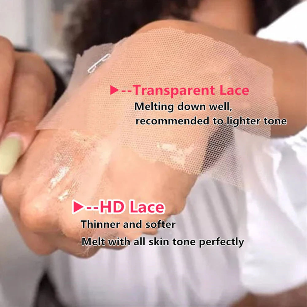 12-34 Inch Ginger Orange 13x6 Curly Lace Front Wigs Deep Curly Human Hair Wigs 13x4 HD Transparent Deep Wave Lace Frontal Wigs