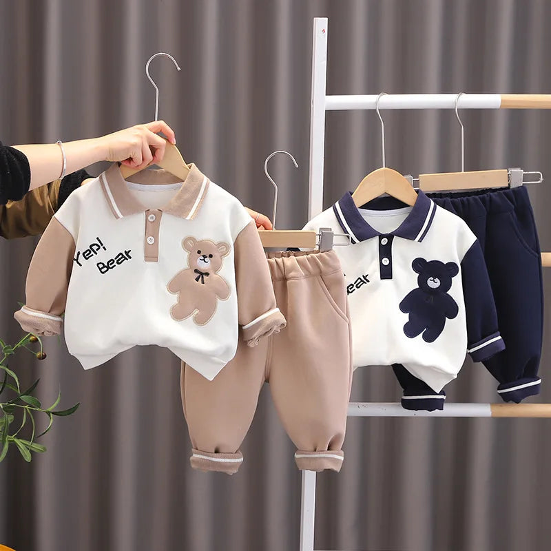 New Autumn Baby Clothes Children Set Boys T-Shirt Pants 2Pcs/Sets Kids Clothing Infant Fashion Casual Costume Toddler Tracksuits