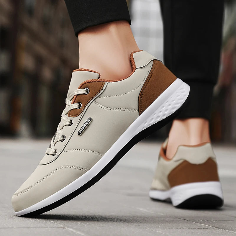 Autumn New Men Shoes Men Sneakers Microfiber Leather Casual Shoes For Men Classic Best Sell Footwear Winter Shoes