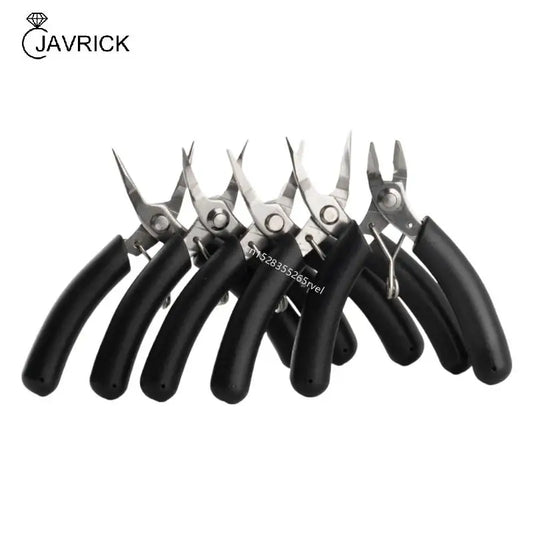 5 Pieces Multifuntional Jewelry Tool Set Jewelry Pliers Set Round Nose Pliers for Professional Crafting and Repairs