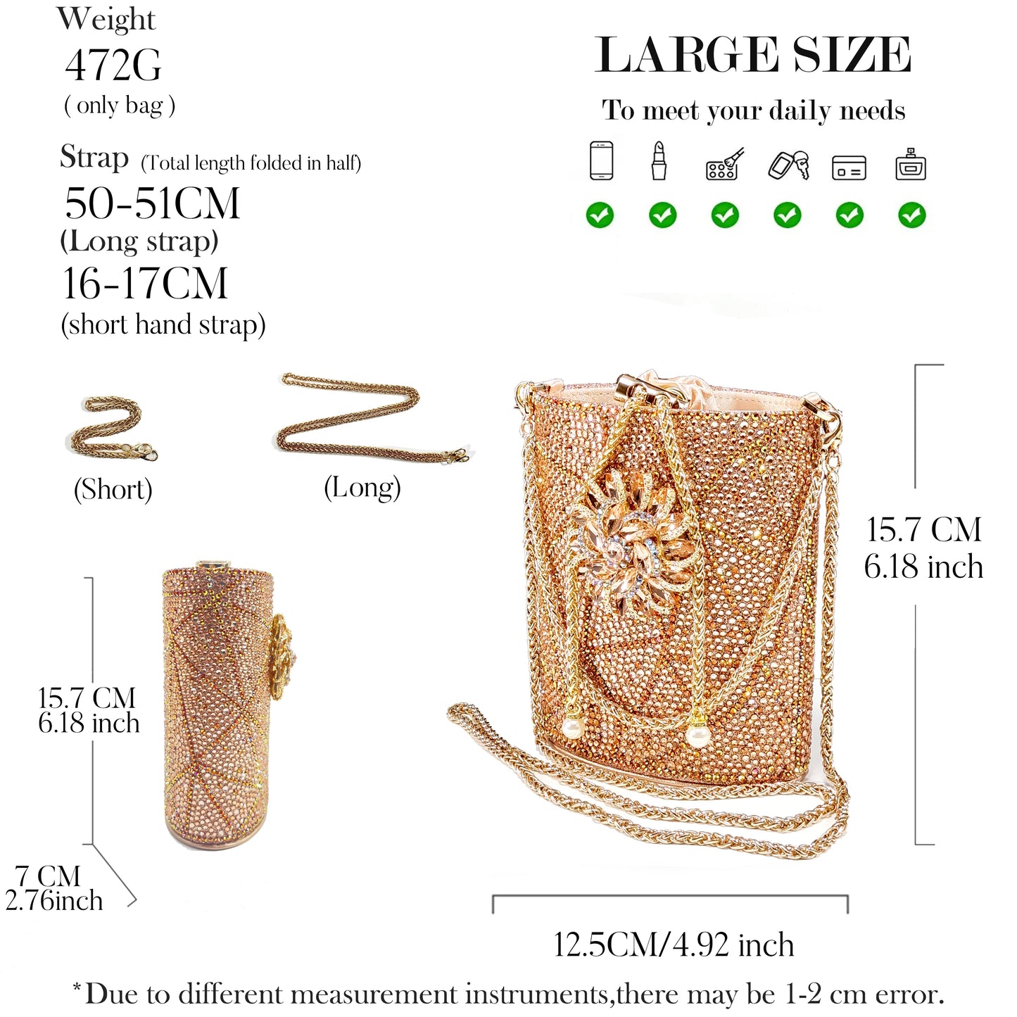 QSGFC Fashion Design High-end Women's Shoes with Diamond Oval Stand Bag Women's High Heels for Special Day or Work