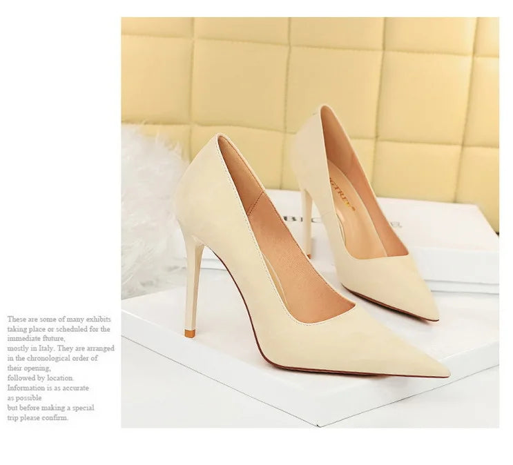 BIGTREE Shoes Retro Women Pumps Pointed Toe Stiletto High Heels Women's Sexy Nightclub Shoes 2025 New Heels Shoes Female Pumps