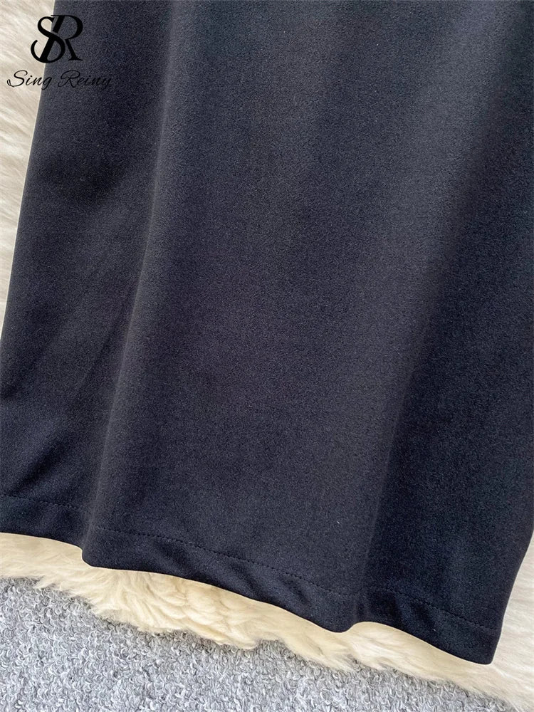 SINGREINY French Senior Evening Dress Women Diamonds Off The Shoulder Hotsweet Chic Fashion Elegant Skinny Split Midi Sundress