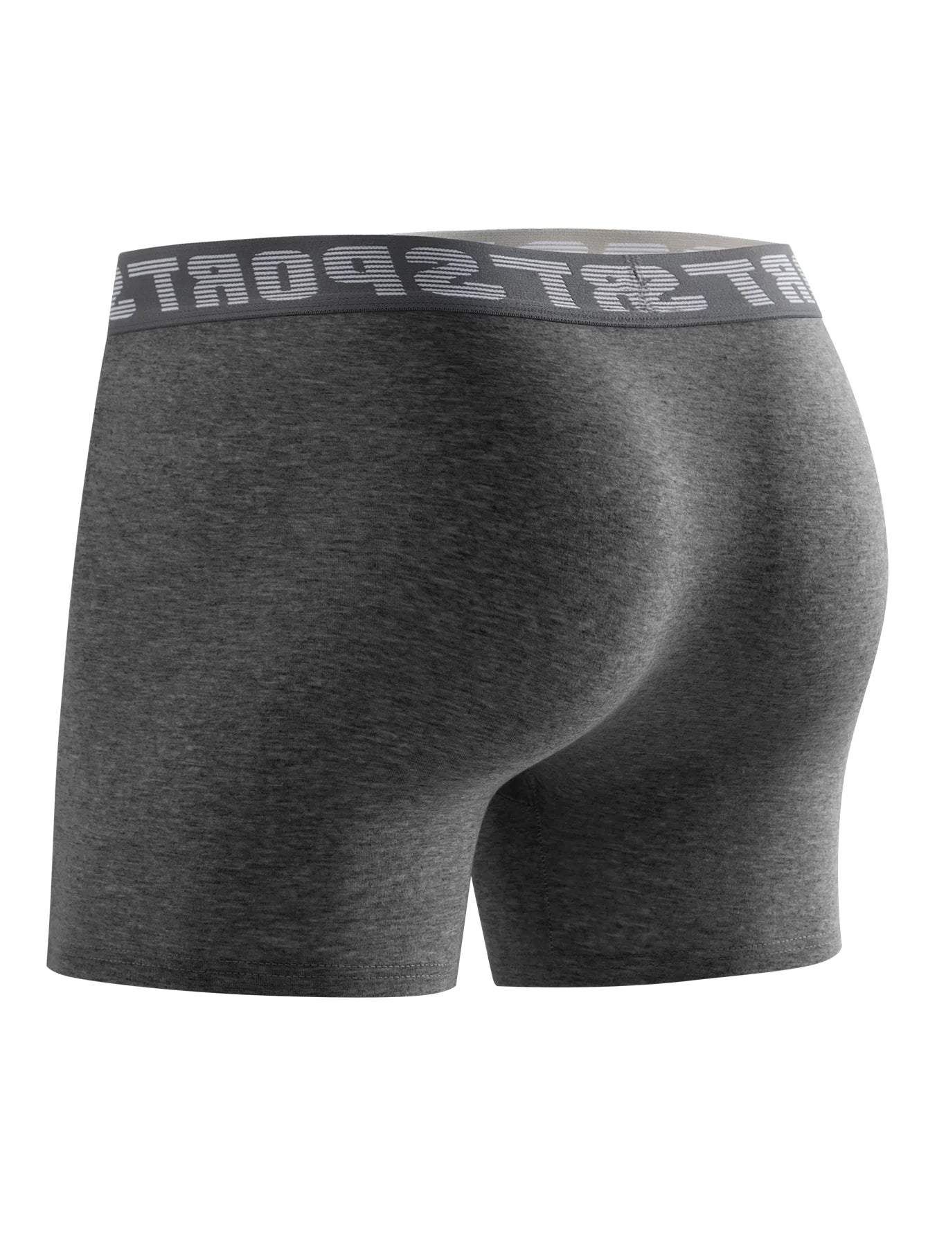 4 pieces of men's sports underwear, soft, breathable and comfortable sweatpants, fashionable and personalized long briefs