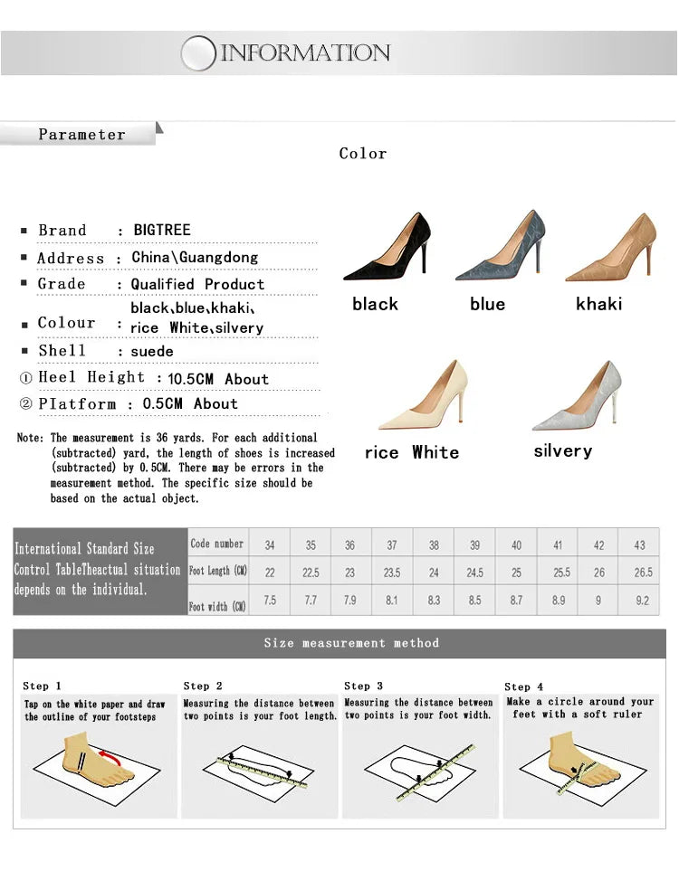BIGTREE Shoes Retro Women Pumps Pointed Toe Stiletto High Heels Women's Sexy Nightclub Shoes 2025 New Heels Shoes Female Pumps