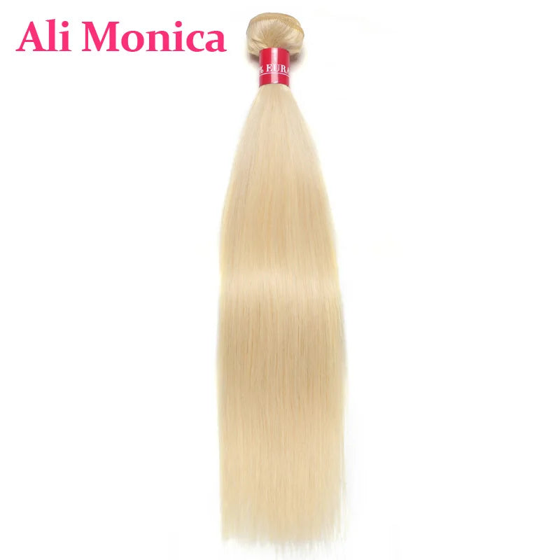 613 Blonde Body Wave Straight Human Hair Bundles 40 Inches Colored Brazilian Hair Extension Free Shipping on Sale Clearance