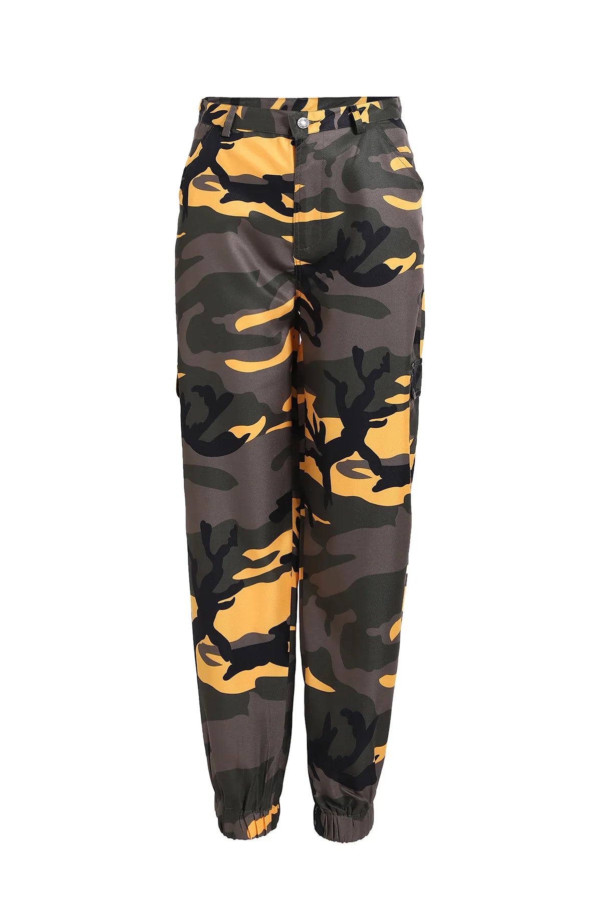 Womens Camo Cargo Trousers Casual Pants Ladies Military Army Combat Camouflage Pant