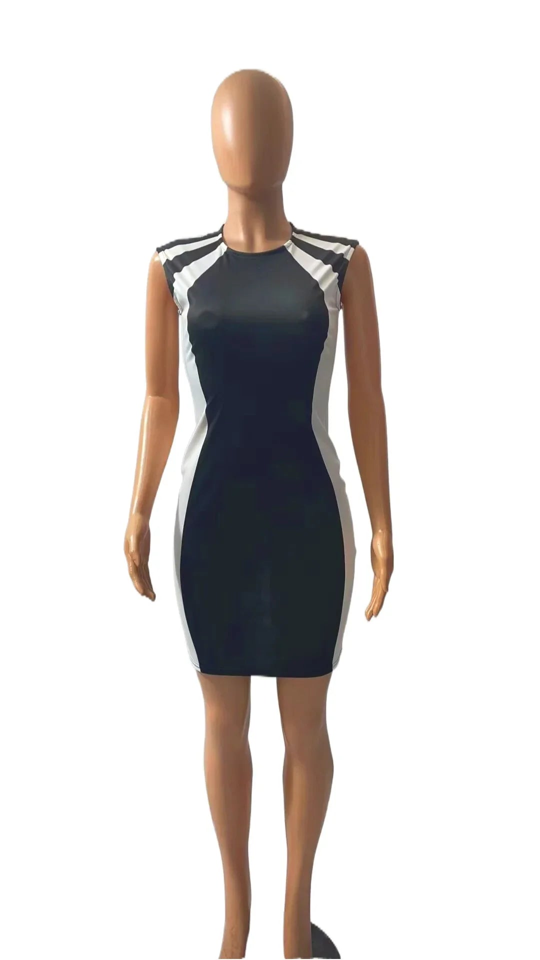 Bodycon Dress Women Sexy Summer Sleeveless Party Club Patchwork Dresses Mini Mesh Casual Loose Elegant A Line Long Y2k Vestidos