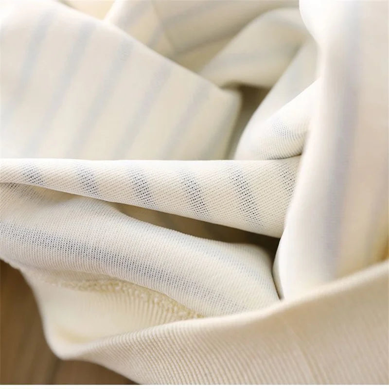 Children Stripes T-shirt Autumn Girls Pullover Tees Big Kids Clothing Lapel Zipper Tops Boys Sportswear Long Sleeved T-shirts