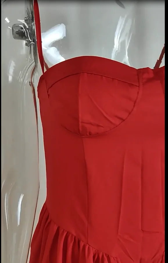 Women's Dress 2025 Spring Summer Latest Solid Color French Elegant Retro Style Dopamine Dressing Strap Maxi Dress Long Skirt