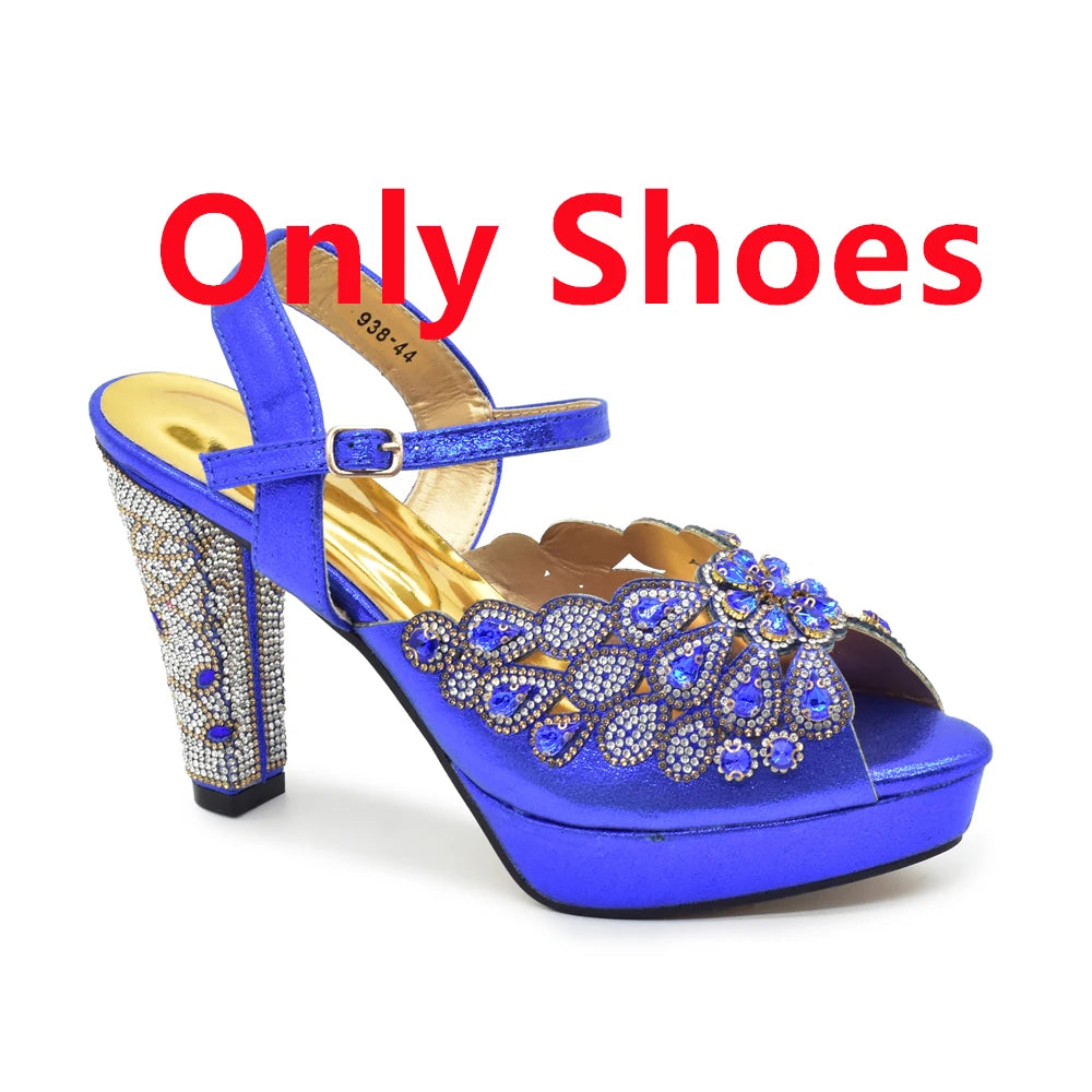 New Pumps for Women Designer Peep-Toe Luxury Wedding Hollowed Out Design Bag and Shoes Matching Set Shoes for Bride Wedding