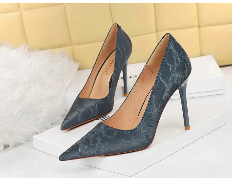 BIGTREE Shoes Retro Women Pumps Pointed Toe Stiletto High Heels Women's Sexy Nightclub Shoes 2025 New Heels Shoes Female Pumps