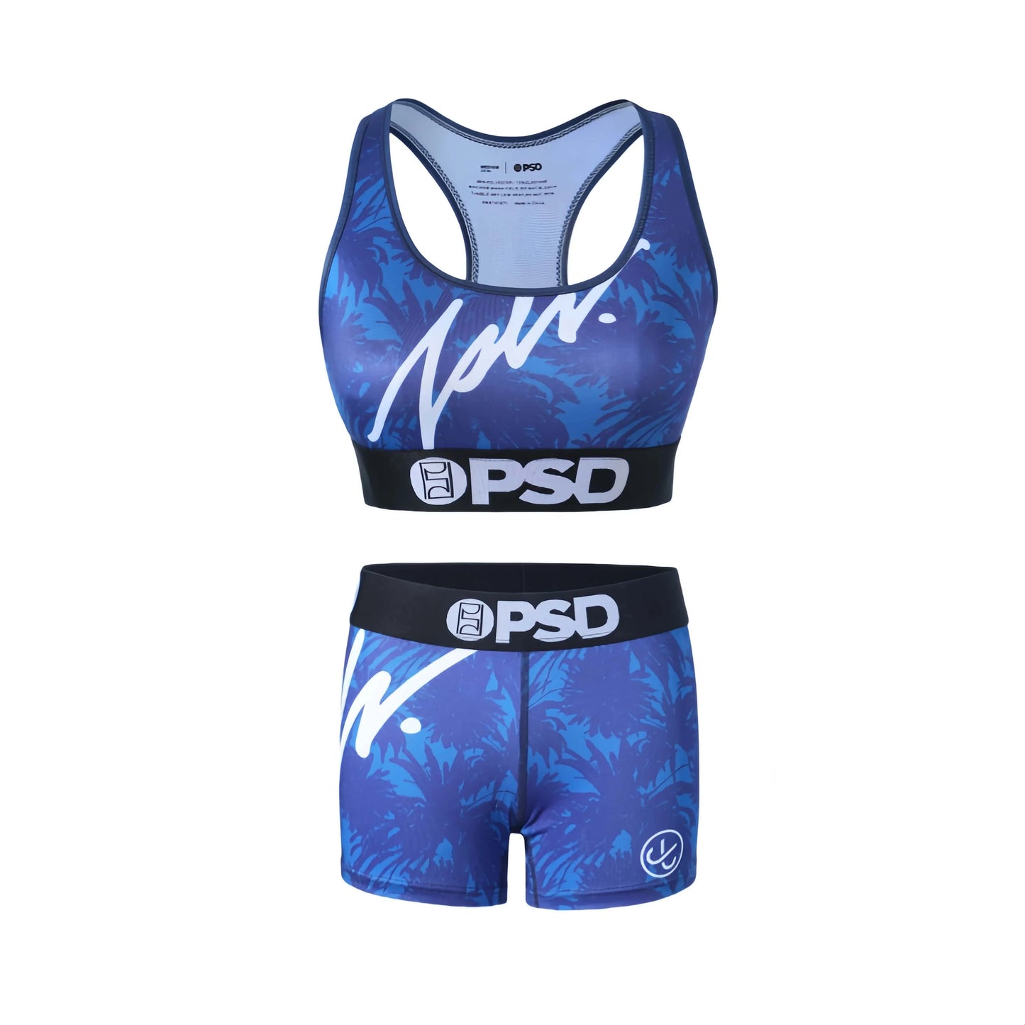 Fashion Sports Lingerie Set Women's Plus Size Bra Sexy Two Piece Tank Top And Boxer Set Comfortable Underwear Suit