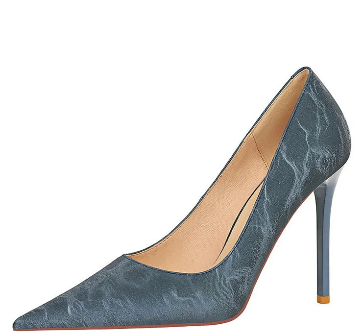 BIGTREE Shoes Retro Women Pumps Pointed Toe Stiletto High Heels Women's Sexy Nightclub Shoes 2025 New Heels Shoes Female Pumps